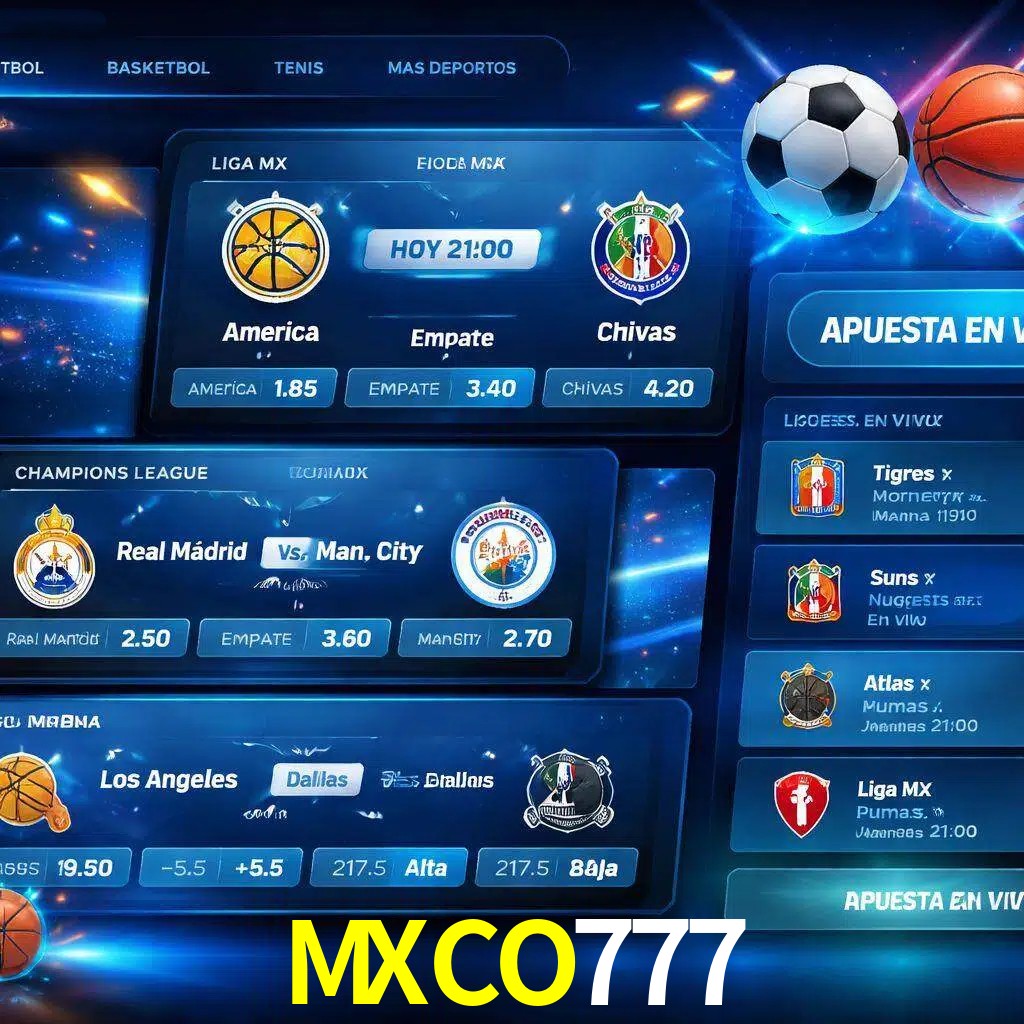 Mercados de apuestas deportivas MXCO777 para jugadores en México